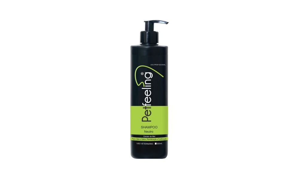 shampoo neutro 500ml petfeeling - uso veterinario