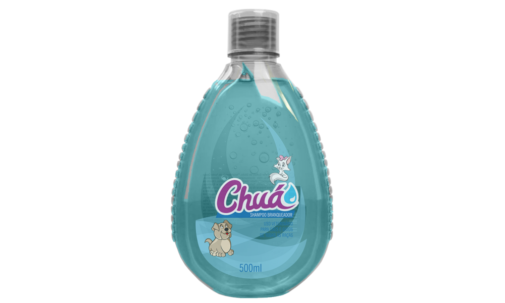 shampoo branqueador 500ml chua uso veterinario